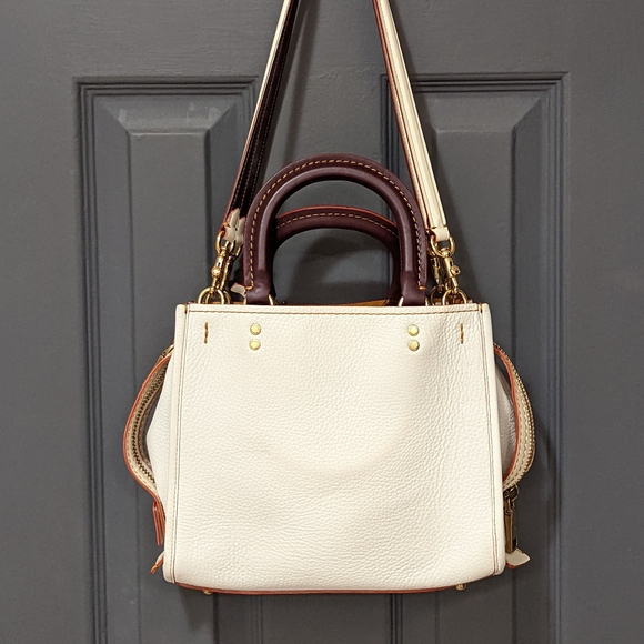 Coach Rogue 25 Chalk and Oxblood - Picture 6 of 16